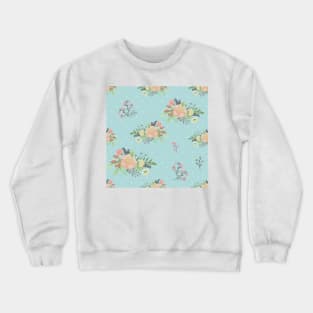 Beauty seamless floral pattern Crewneck Sweatshirt